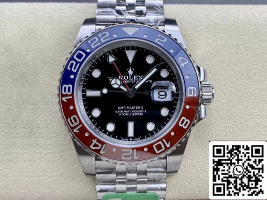 Rolex GMT Master II M126710BLRO-0001 1:1 Mejor edición C+ Correa de acero de fábrica