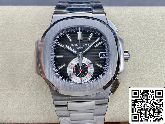 Patek Philippe Nautilus 5980/1A-014 1:1 Mejor Edición PPF Esfera Negra de Fábrica