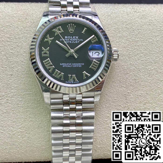 Rolex Datejust M278274-0002 31MM 1:1 Mejor edición EW Factory Black Dia