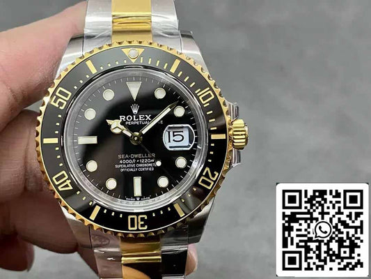 Rolex Sea Dweller M126603-0001 1:1 Mejor Edición VS Factory Oro Amarillo