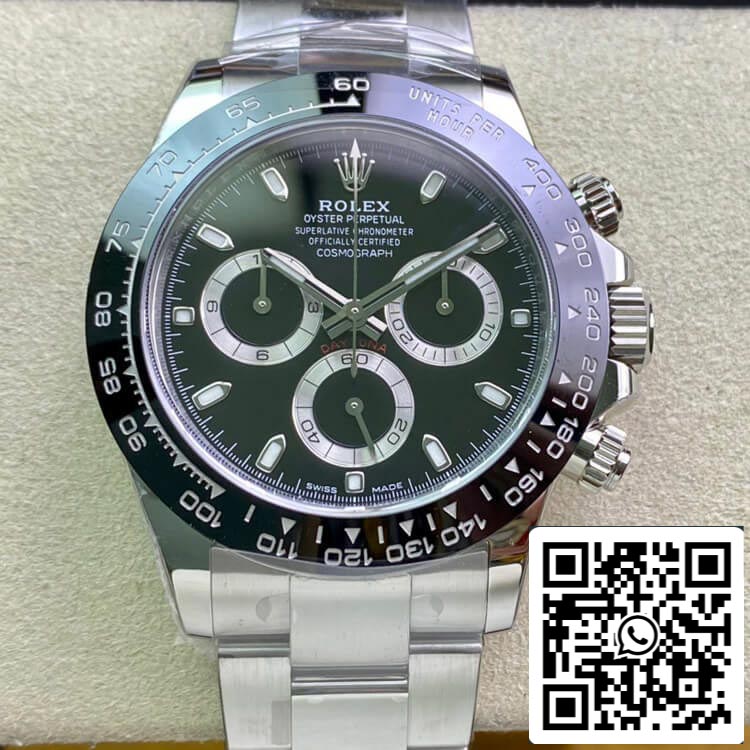 Rolex Cosmograph Daytona M116500LN-0002 1:1 Best Edition Clean Factory quadrante nero