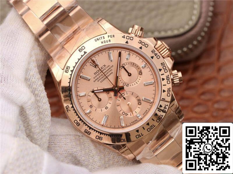 Rolex Daytona Cosmograph 116508 JH Factory 1:1 Best Edition svizzero ETA4130 quadrante in oro rosa