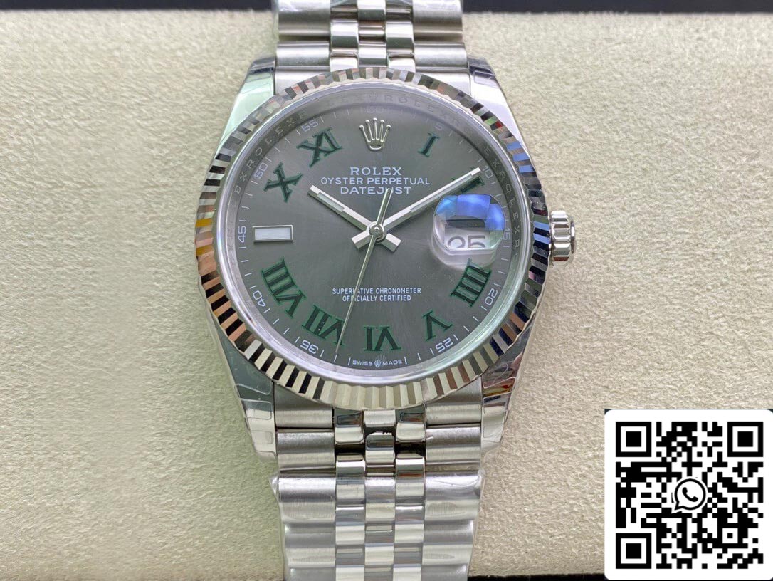 Rolex Datejust M126234-0045 36MM 1:1 Mejor Edición EW Factory Esfera Gris