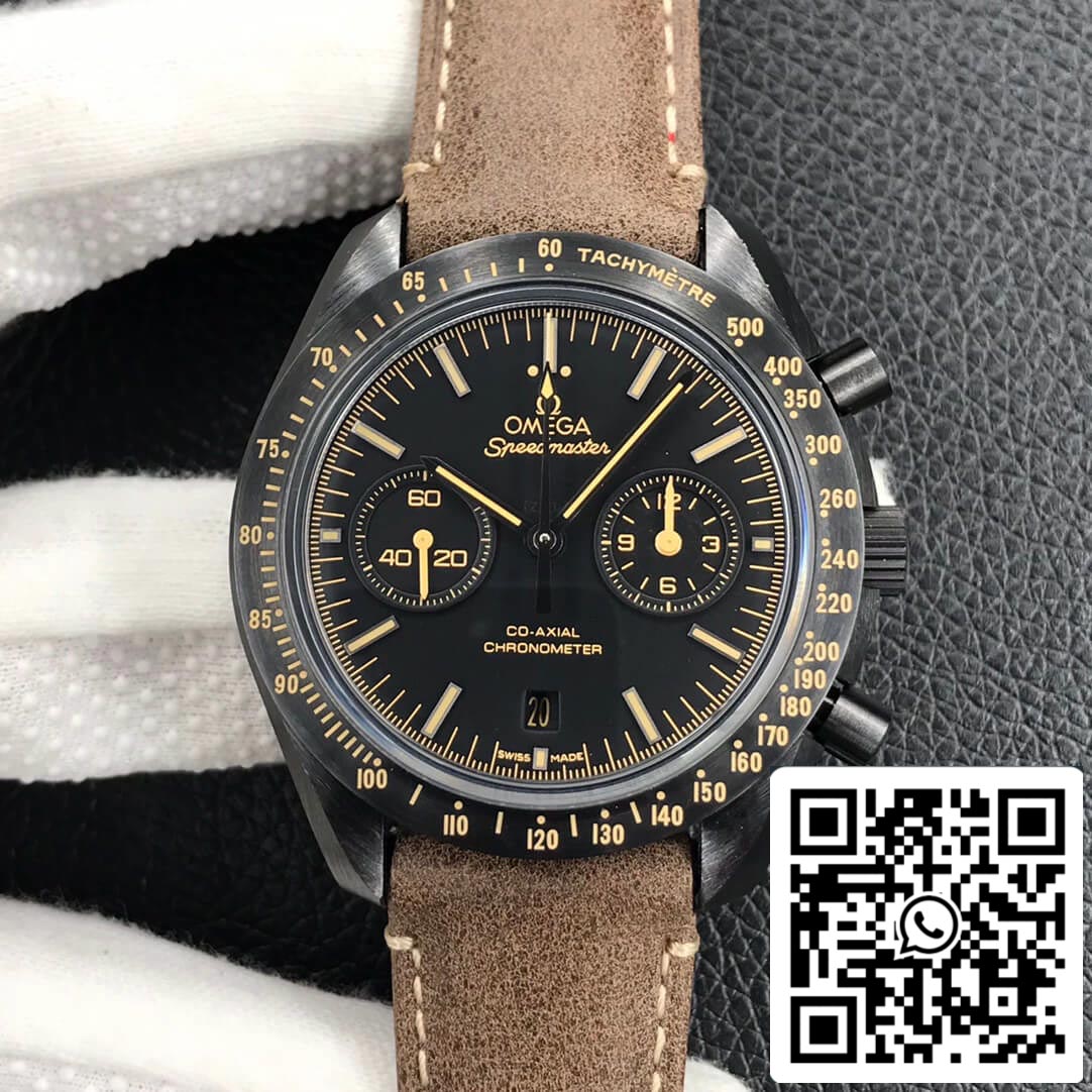 Omega Speedmaster 311.92.44.51.01.006 1:1 Mejor edición OM Factory V2 Dark Side Of The Moon Cerámica negra