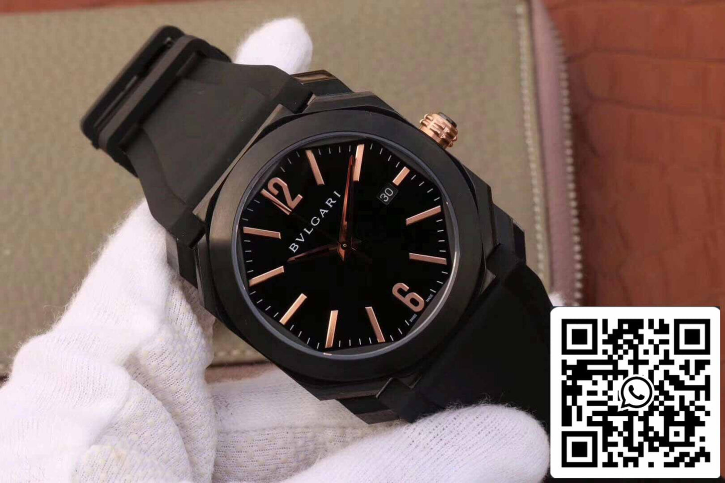 Bvlgari Octo 102581 BGO41BBSVD 1:1 Mejor edición esfera negra