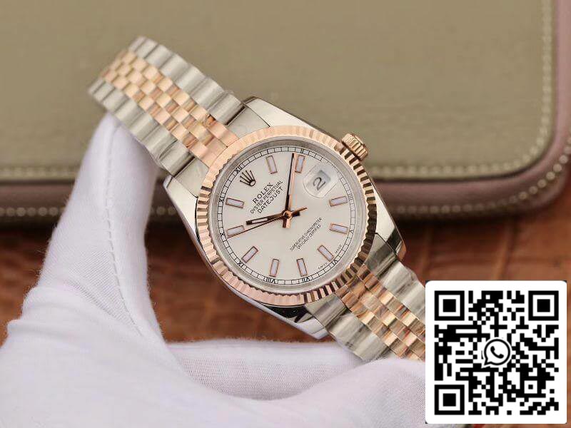 Rolex Datejust 126233 36 mm GM Factory 1:1 Mejor edición ETA3135 suiza envuelta en oro de 18 quilates