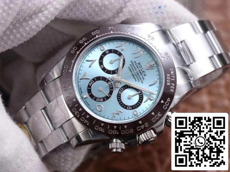 Rolex Daytona M116506-0004 1:1 Mejor edición Noob Factory esfera azul suizo ETA4130