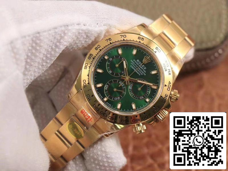 Rolex Daytona M116508-0013 1:1 Best Edition Noob Factory Green Dial Swiss ETA4130