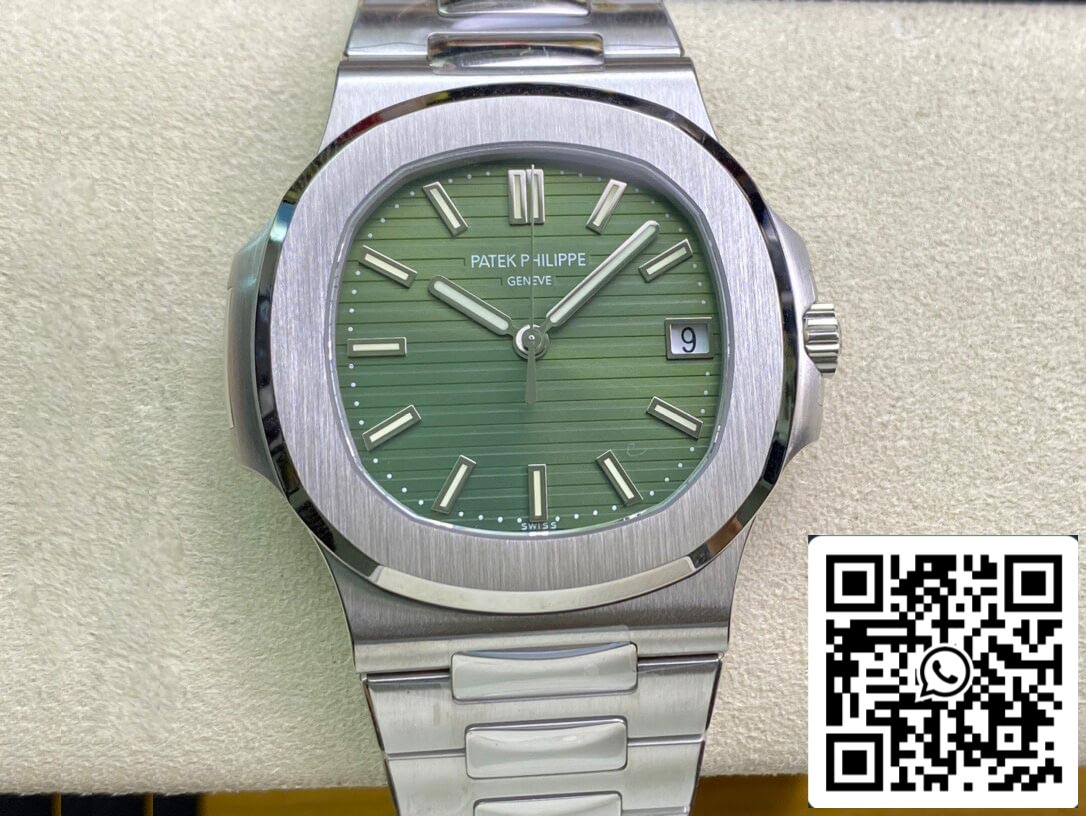 Patek Philippe Nautilus 5711/1A 1:1 Mejor Edición PPF Factory Esfera Verde Oliva