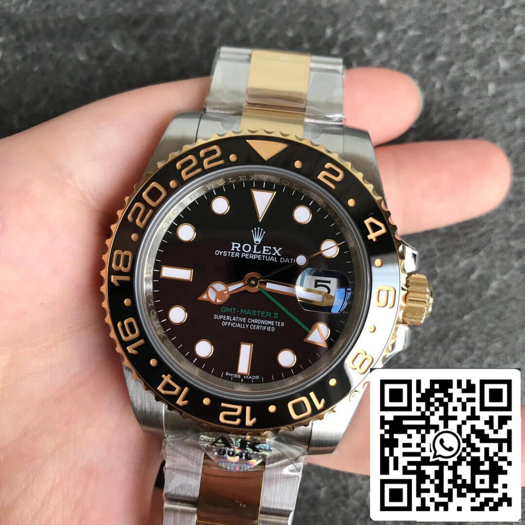 Rolex GMT Master II 116713-LN-78203 1:1 Best Edition AR Factory quadrante nero