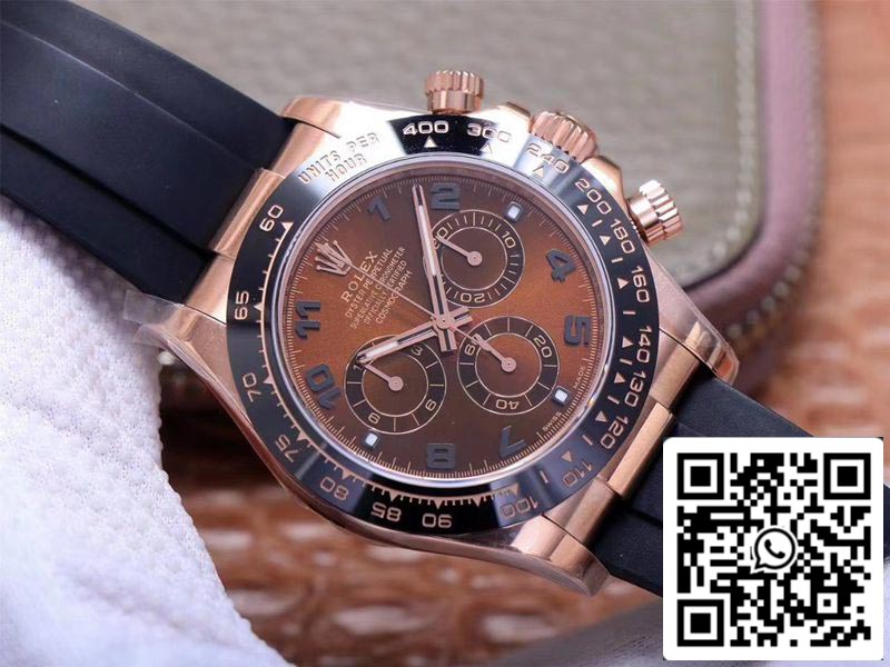 Rolex Daytona M116515LN-0015 1:1 Best Edition Noob Factory quadrante marrone svizzero ETA4130