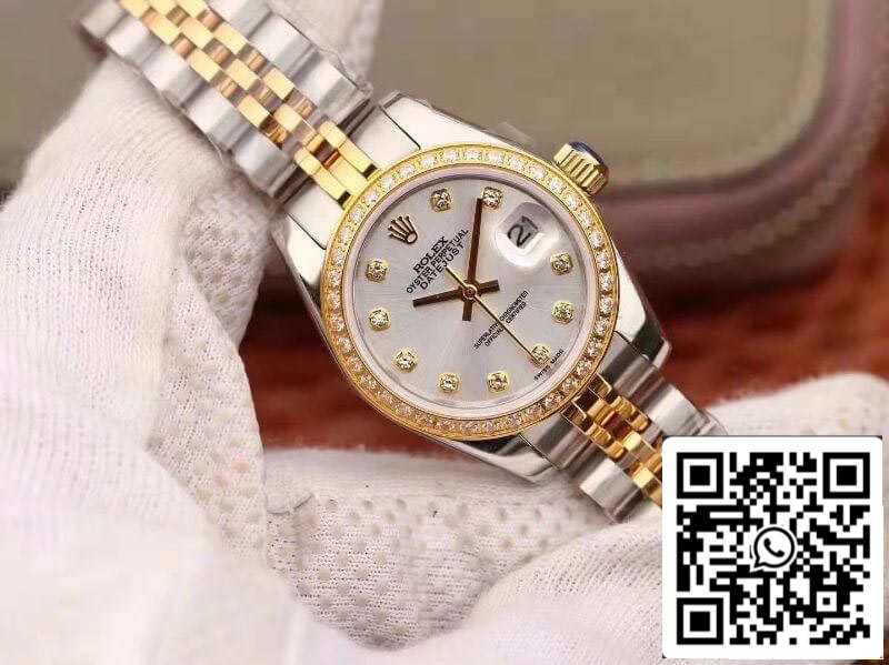 Rolex Lady Datejust 28MM 1:1 Best Edition Movimento svizzero NH05 Quadrante argentato