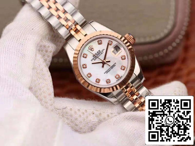 Rolex Lady Datejust 28MM 1:1 Mejor Edición Suizo NH05 Chapado en Oro Rosa