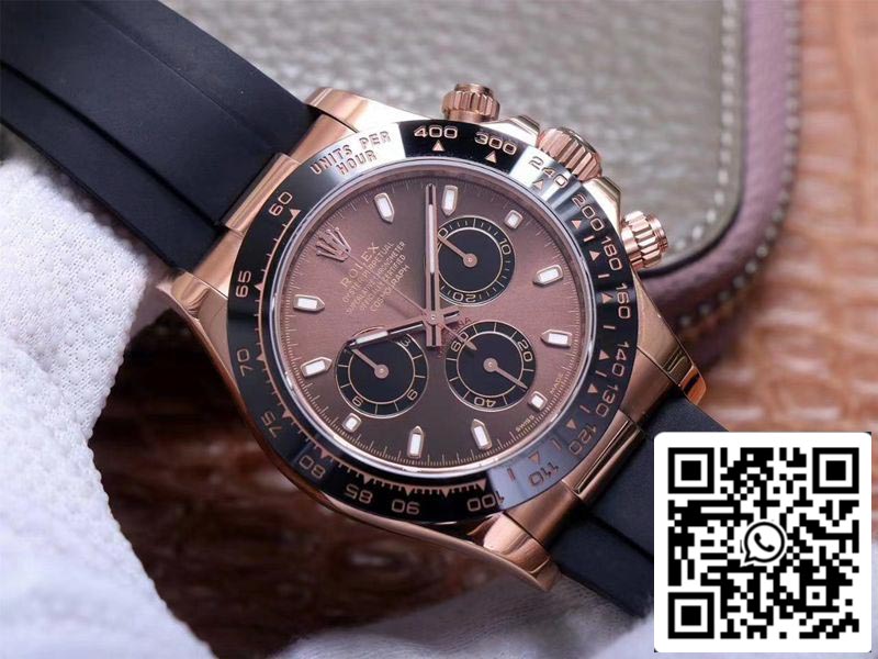 Rolex Daytona M116515LN-0041 1:1 Best Edition Noob Factory quadrante cioccolato svizzero ETA4130