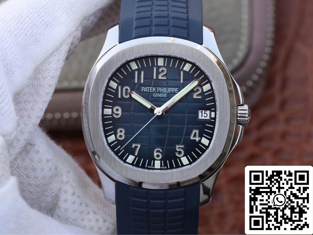 Patek Philippe Aquanaut 5168G-001 1:1 Mejor edición ZF Factory esfera azul