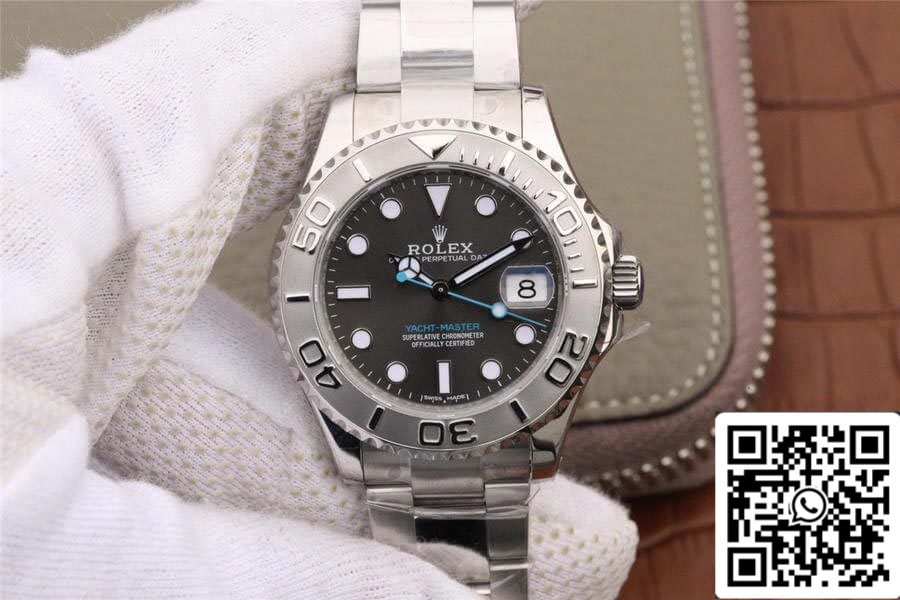 Rolex Yacht Master 268622-0002 1:1 Mejor Edición AR Factory Esfera Gris 904L