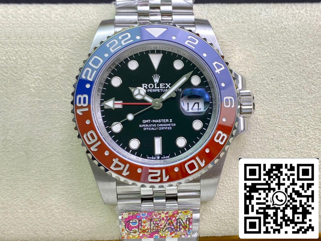 Rolex GMT Master II M126710BLRO-0001 1:1 Best Edition Clean Factory Black Dial