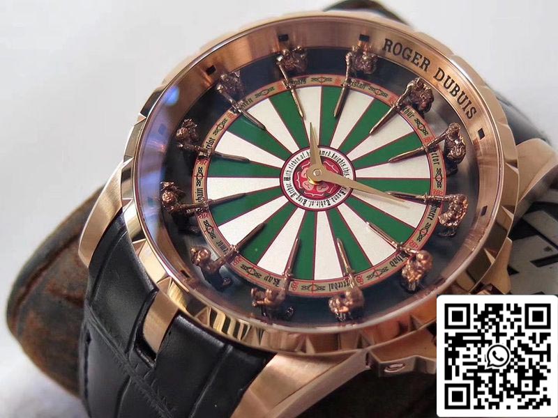 Roger Dubuis Excalibur RDDBEX0398 1:1 Migliore edizione ZF Factory Oro rosa svizzero ETA8215