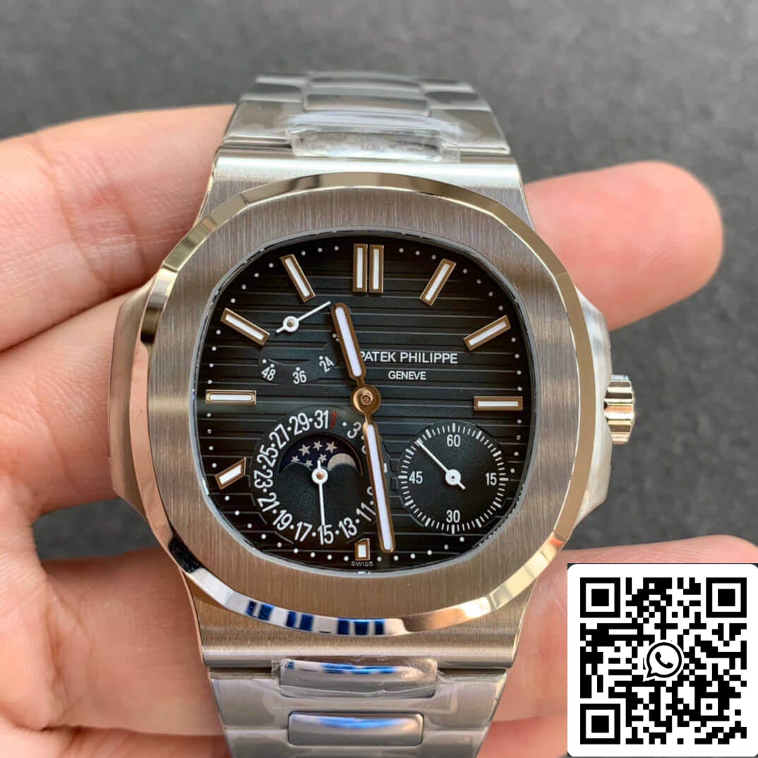 Patek Philippe Nautilus 5712/1A-001 1:1 Best Edition ZF Factory quadrante blu scuro