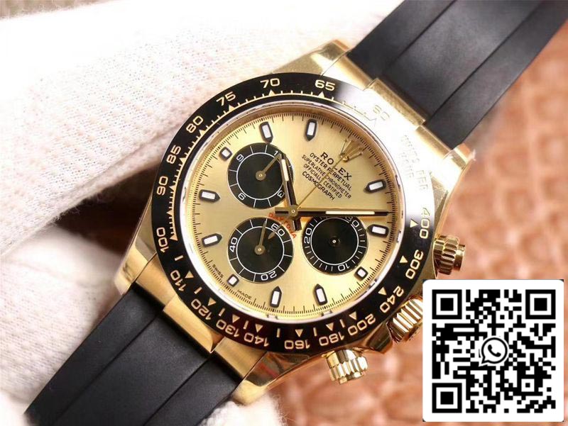 Rolex Daytona M116518LN-0048 1:1 Mejor edición Noob Factory Champagne Dial Swiss ETA4130