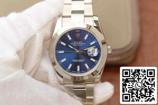 Rolex Datejust M126300-0001 1:1 Mejor edición EW Factory esfera azul