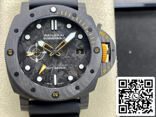 Panerai Sumergible PAM1324 1:1 Mejor Edición VS Caja de Fibra de Carbono de Fábrica