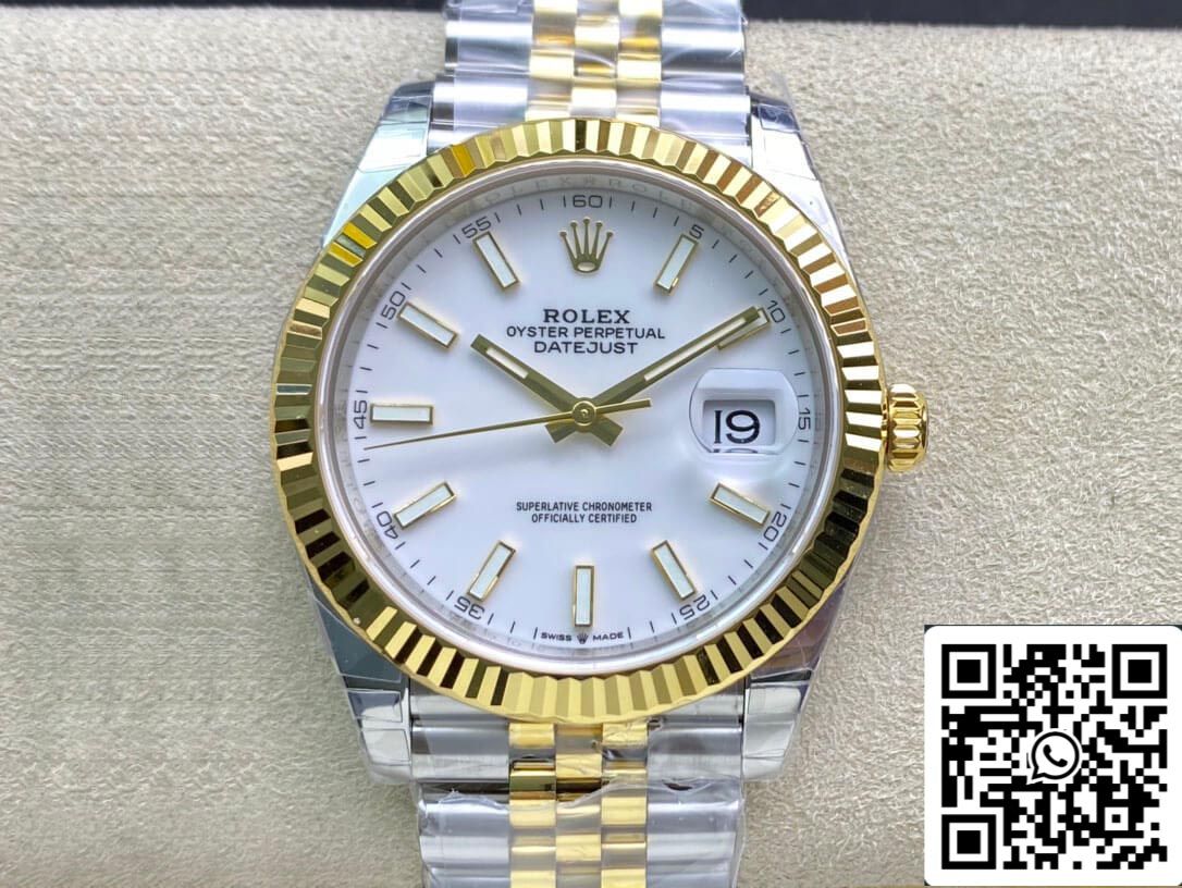 Rolex Datejust M126333-0016 41mm Cinturino Jubilee VS Factory Acciaio inossidabile