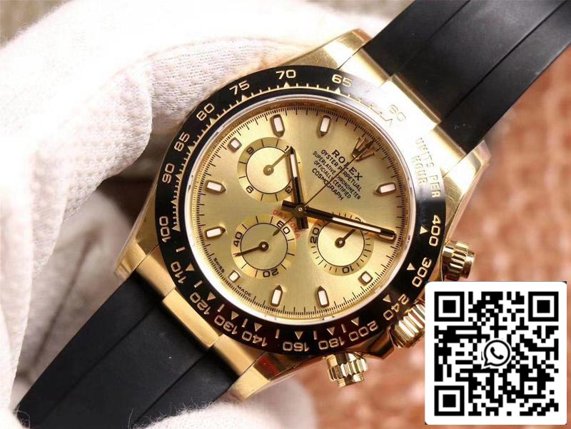 Rolex Daytona M116518LN-0042 1:1 Best Edition Noob Factory quadrante champagne svizzero ETA4130