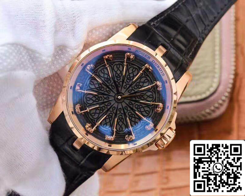 Roger Dubuis Excalibur Knights of The Round Table II Rddbex0511 ZF Factory 1:1 Migliore edizione in oro rosa svizzero M9015