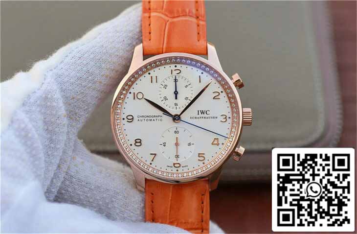 IWC Portugués ZF Factory 1:1 Mejor Edición Correa Naranja