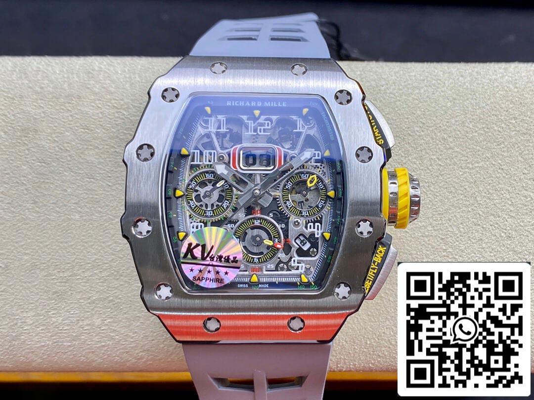 Richard Mille RM11-03 1:1 Mejor Edición KV Factory Acero Titanio