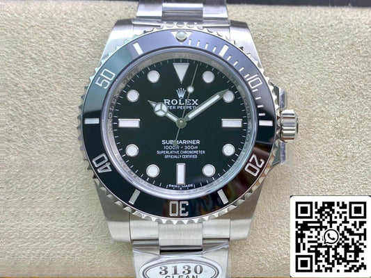 Rolex Submariner 114060-97200 1:1 Best Edition Clean Factory V4 esfera negra