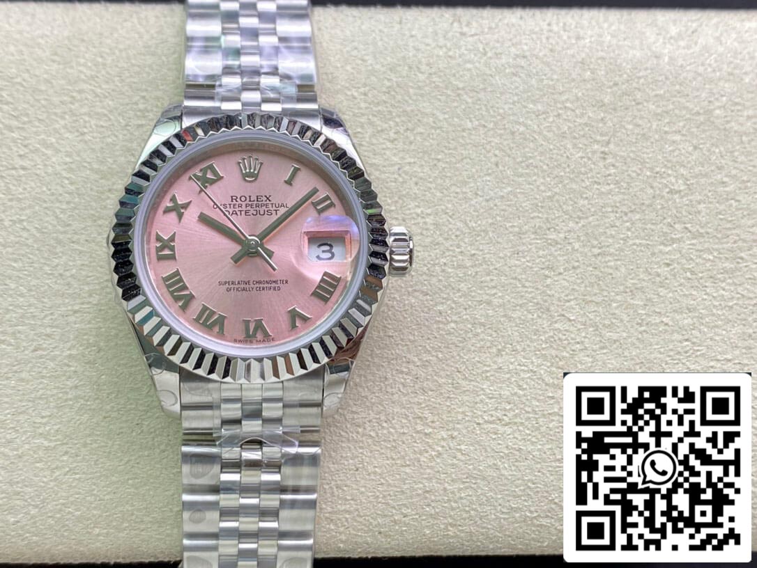 Rolex Datejust M279174-0017 28MM 1:1 Mejor edición EW Factory esfera rosa