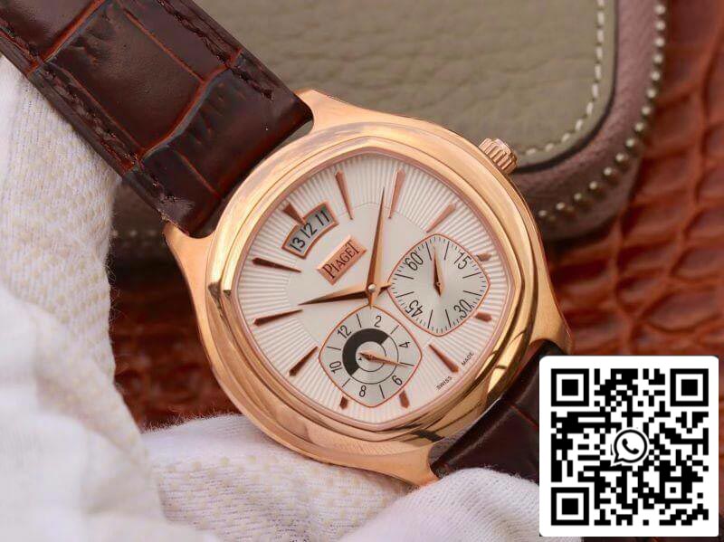 Piaget Black Tie Emperador G0A32017 Orologi meccanici 1: 1 Best Edition SWISS 850P quadrante bianco in oro rosa 18 carati