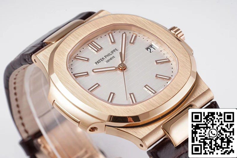 Patek Philippe Nautilus 5711R-001 1:1 Best Edition PPF Factory V4 White Dial Swiss ETA324