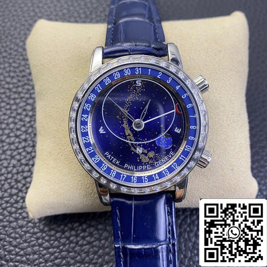 Patek Philippe Grand Complications 6104G-001 1:1 Mejor edición AI Factory Sky Moon esfera azul