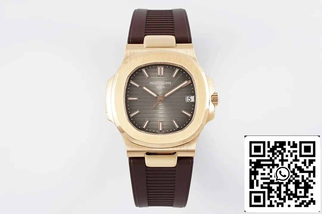 Patek Philippe Nautilus 5711 1:1 Mejor edición PPF Correa de caucho de fábrica