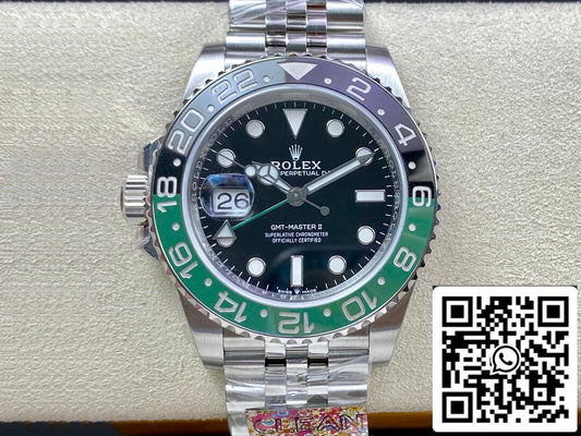 Rolex GMT Master II M126720vtnr-0002 1:1 Mejor edición Clean Factory esfera negra