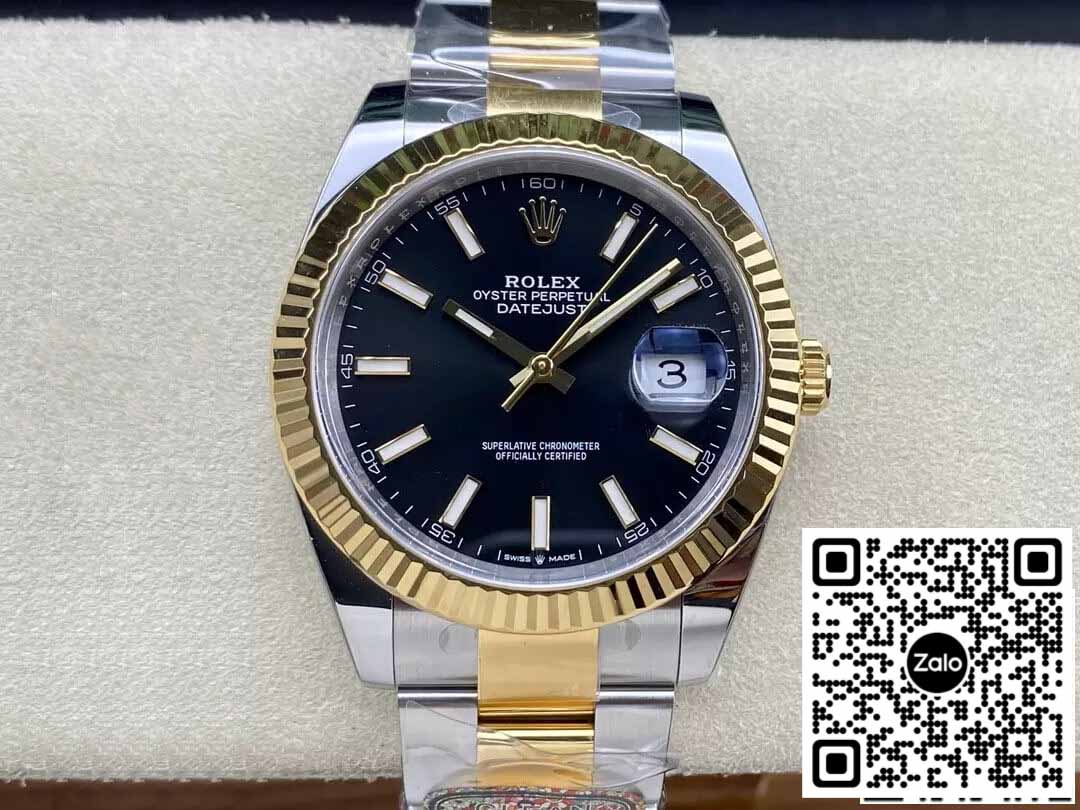 Rolex Datejust 41MM M126333-0013 1:1 Mejor edición Clean Factory esfera negra