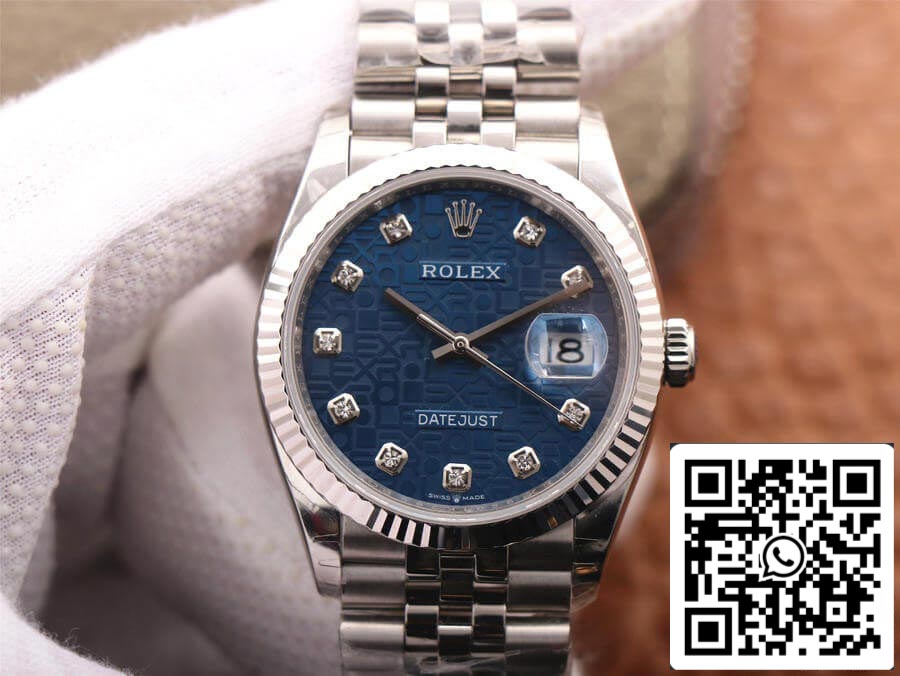 Rolex Datejust M126234-0011 1:1 Mejor edición EW Factory esfera azul