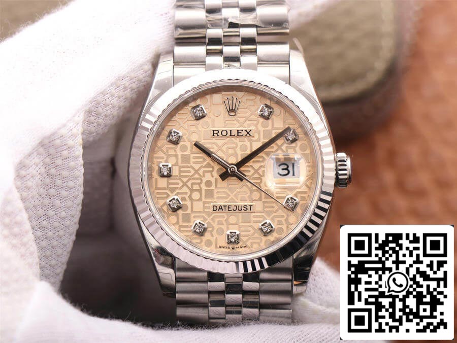 Rolex Datejust M126234-0023 Quadrante con diamanti EW Factory 1:1 Best Edition