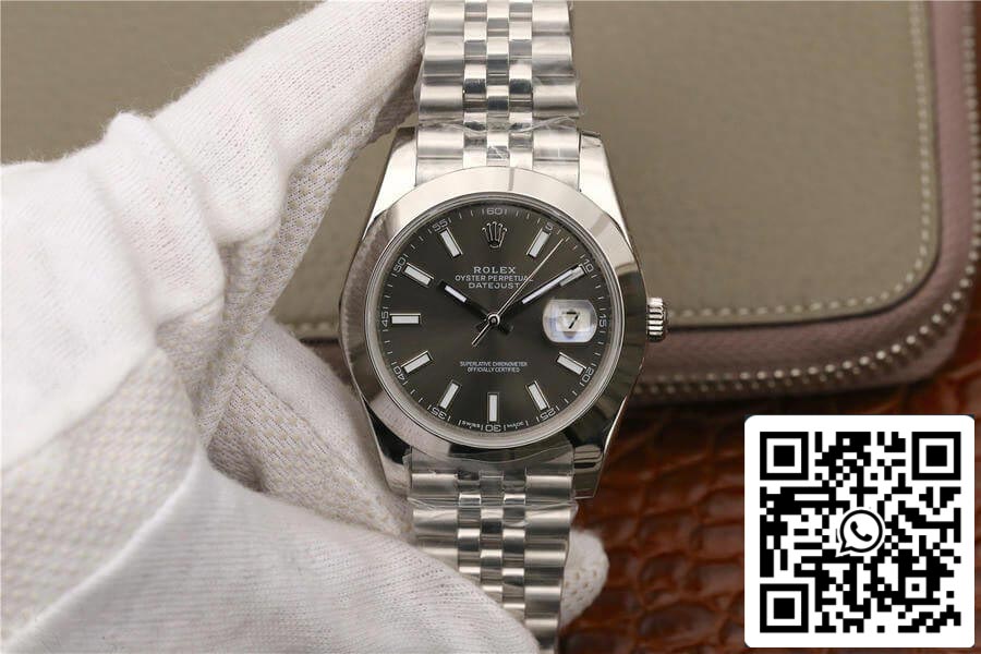 Rolex Datejust M126300-0008 1:1 Mejor Edición EW Factory Esfera Gris