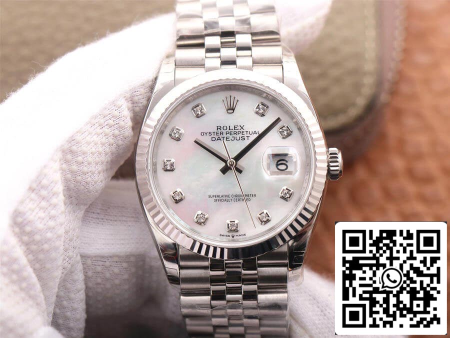 Rolex Datejust M126234-0019 1:1 Best Edition EW Factory Mother-Of-Pearl Dial