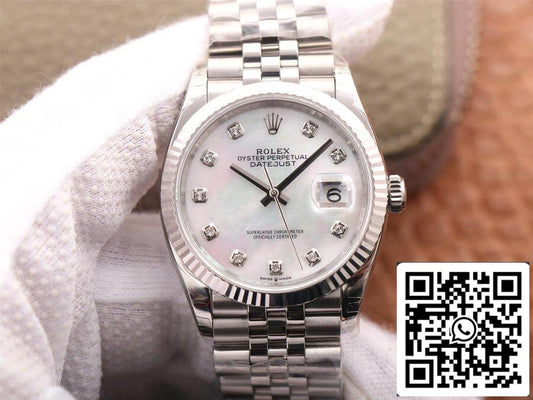 Rolex Datejust M126234-0019 1:1 Best Edition EW Factory Quadrante in madreperla