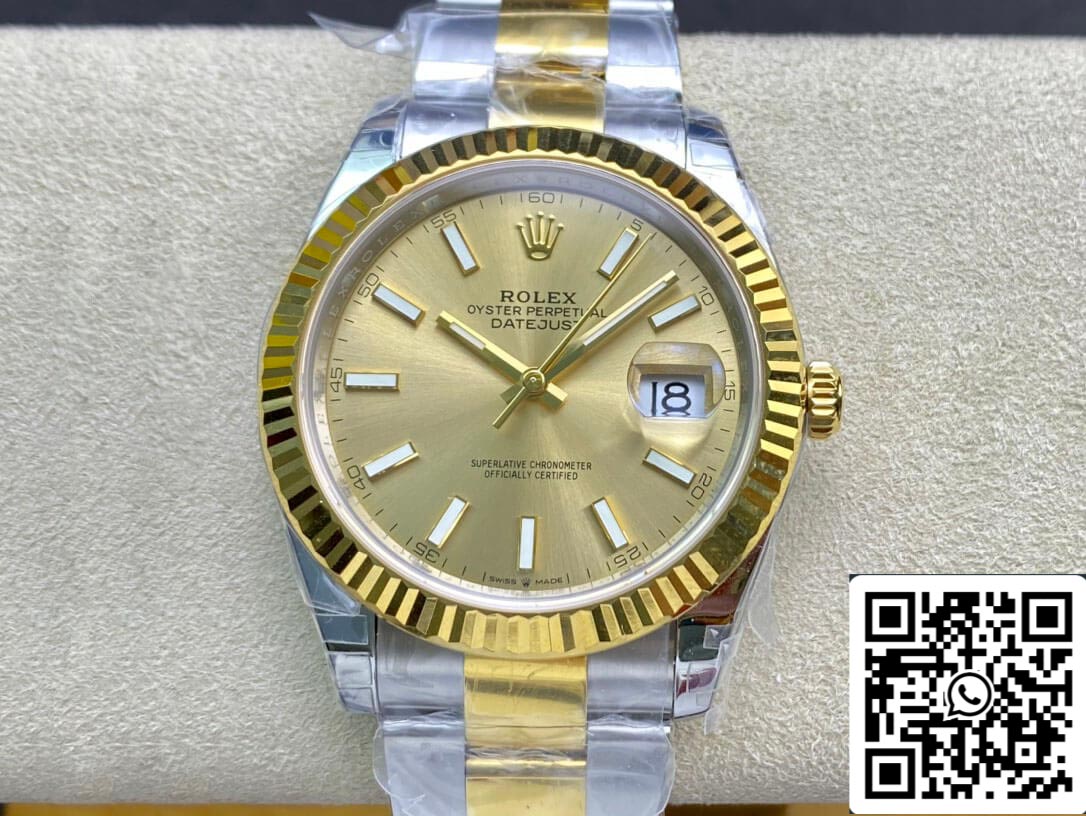 Rolex Datejust M126333-0009 Cinturino Oyster da 41 mm VS Factory Acciaio inossidabile