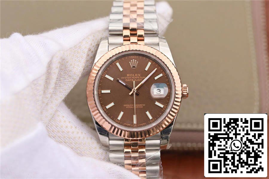 Rolex Datejust M126331-0002 1:1 Mejor Edición EW Factory Oro Rosa