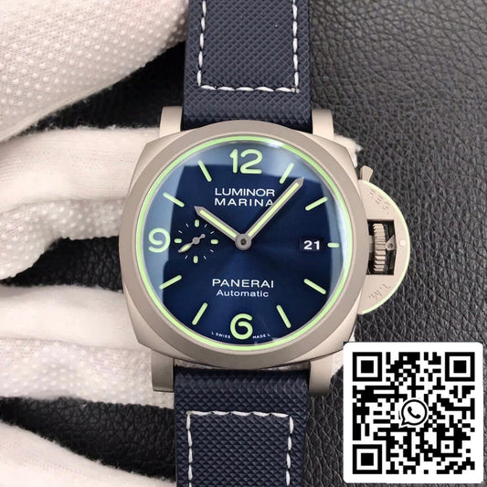 Panerai Luminor PAM01117 1:1 Mejor edición VS esfera azul de fábrica