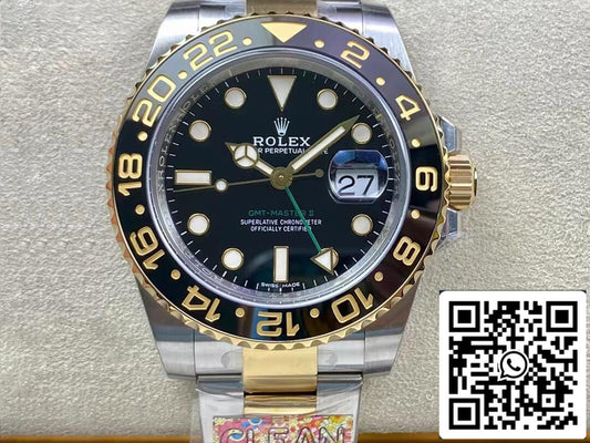 Rolex GMT Master II 116713-LN-78203 1:1 Mejor edición Clean Factory esfera negra