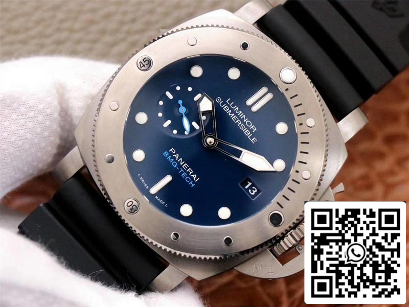 Panerai Submersible PAM00692 1:1 Best Edition VS Factory quadrante blu svizzero ETA9010