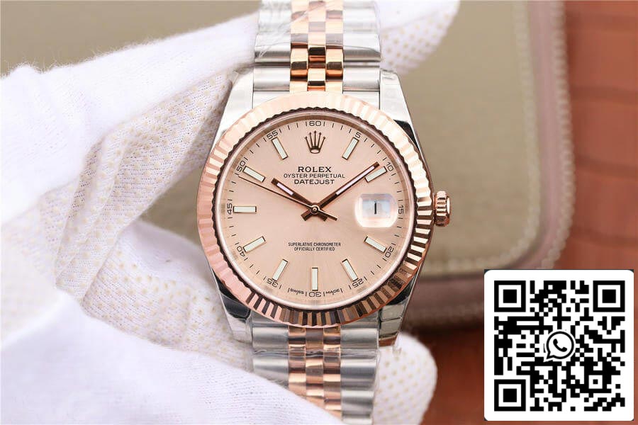 Rolex Datejust M126331-0010 1:1 Best Edition EW Factory in oro rosa